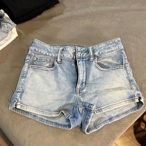 High rise shorts